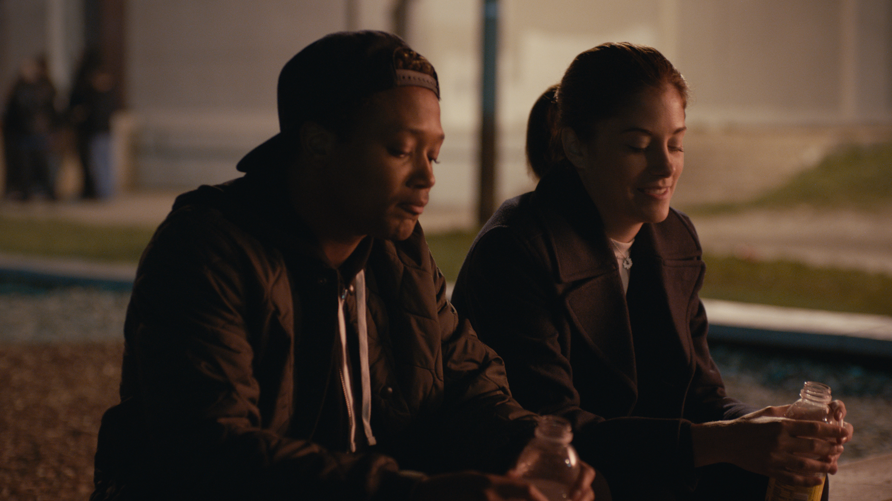 Romeo Miller and Elizabeth Alderfer in Game Day (2017)