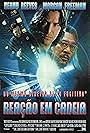 Morgan Freeman and Keanu Reeves in Reação em Cadeia (1996)