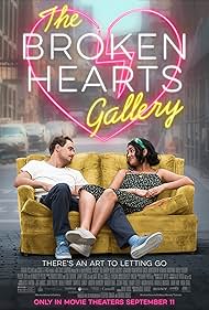 Dacre Montgomery and Geraldine Viswanathan in The Broken Hearts Gallery (2020)