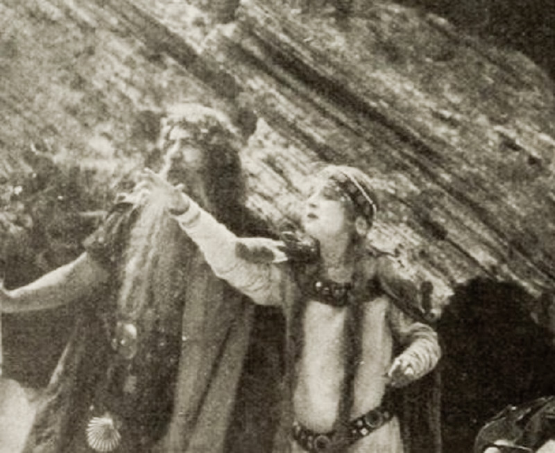 James Gordon and Betty Harte in The Oath of a Viking (1914)