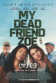 Morgan Freeman, Ed Harris, Natalie Morales, and Sonequa Martin-Green in My Dead Friend Zoe (2024)