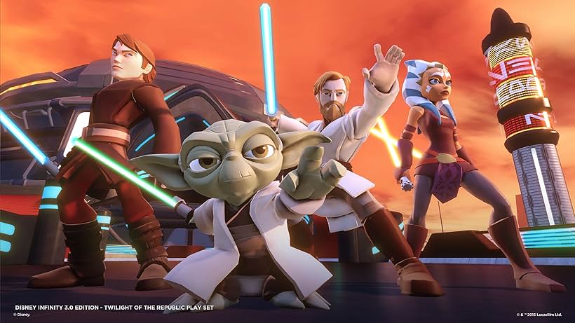 Ashley Eckstein, Tom Kane, James Arnold Taylor, and Matt Lanter in Disney Infinity 3.0 (2015)