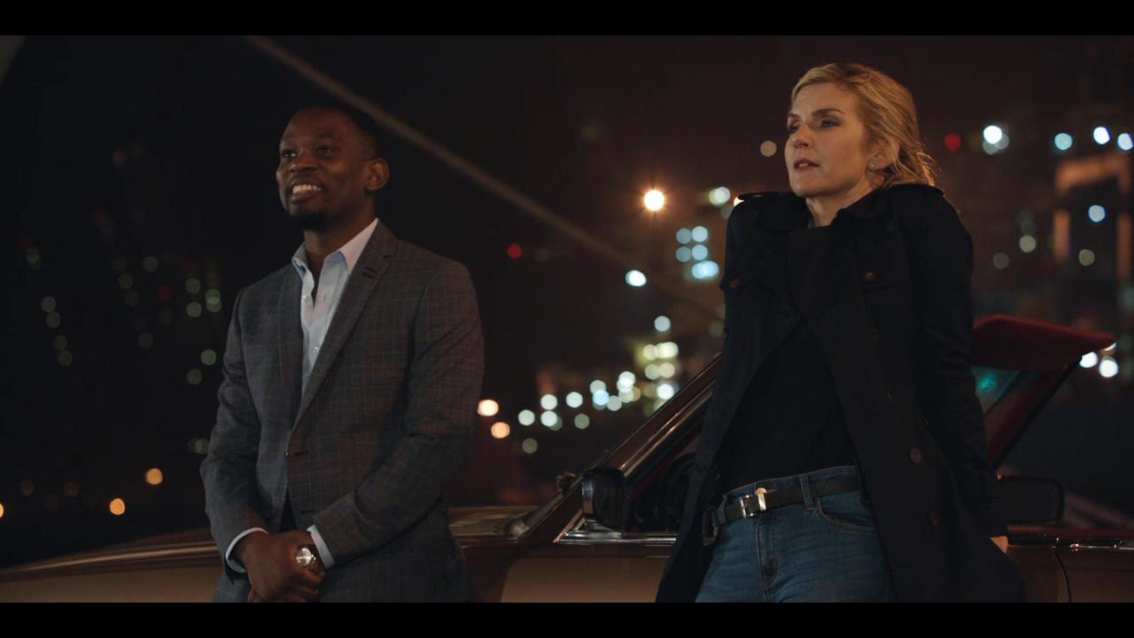 Rhea Seehorn and Aml Ameen in Inside Man: Most Wanted (2019)