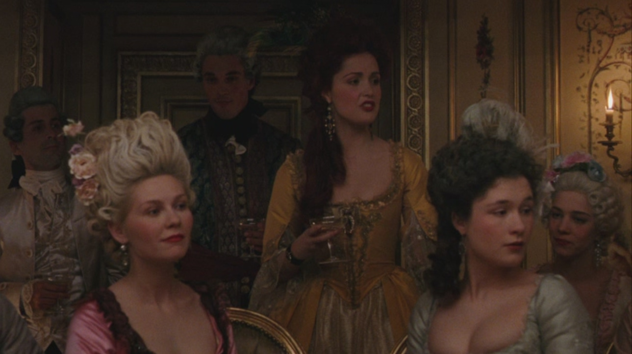 Kirsten Dunst, Rose Byrne, and Mary Nighy in Marie Antoinette (2006)