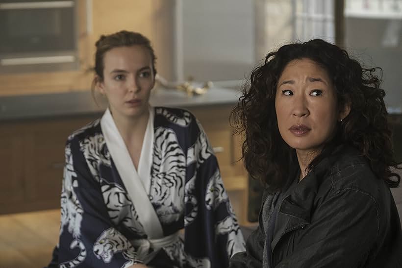 Sandra Oh and Jodie Comer in Killing Eve (2018)