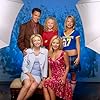 Faith Ford, Ted McGinley, Kelly Ripa, Nicole Paggi, and Macey Cruthird in Hope & Faith (2003)