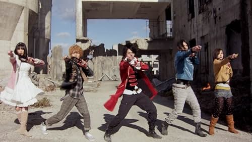 Yui Koike, Kazuki Shimizu, Mao Ichimichi, Ryôta Ozawa, and Yuki Yamada in Kaizoku Sentai Gokaiger (2011)