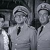 Tim Conway, Joe Flynn, and Yoshio Yoda in McHale's Navy (1962)