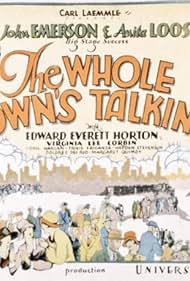 Edward Everett Horton and Virginia Lee Corbin in The Whole Town's Talking (1926)