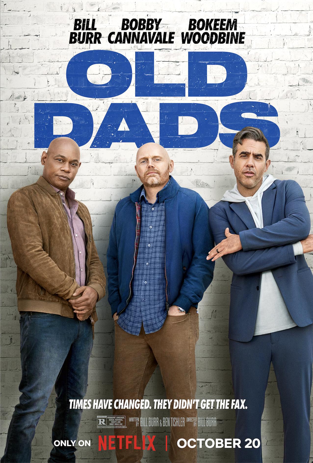 Bill Burr, Bobby Cannavale, and Bokeem Woodbine in Old Dads (2023)