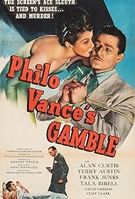 Vivian Austin and Alan Curtis in Philo Vance's Gamble (1947)