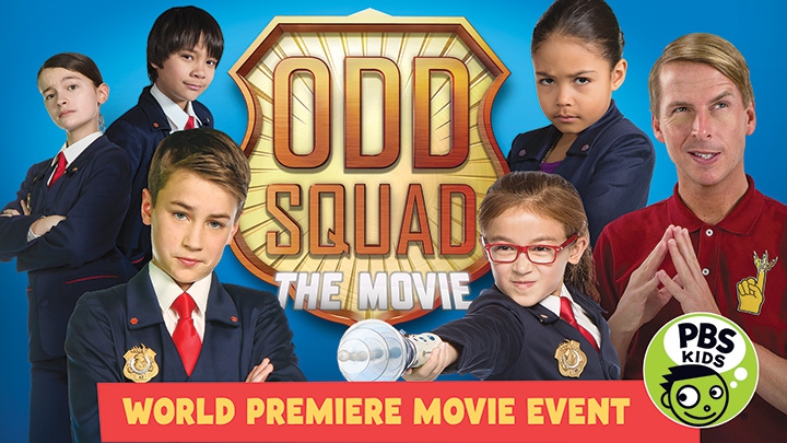 Jack McBrayer, Dalila Bela, Millie Davis, Filip Geljo, Isaac Kragten, and Anna Cathcart in Odd Squad: The Movie (2016)