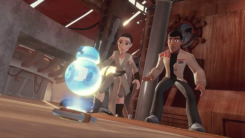 John Boyega and Daisy Ridley in Disney Infinity 3.0 (2015)