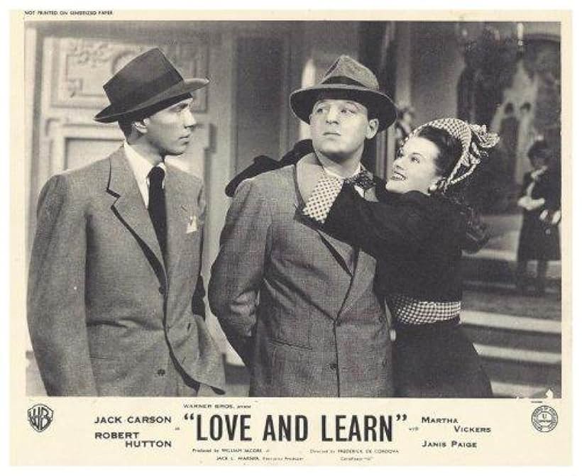 Jack Carson, Robert Hutton, and Janis Paige in Love and Learn (1947)