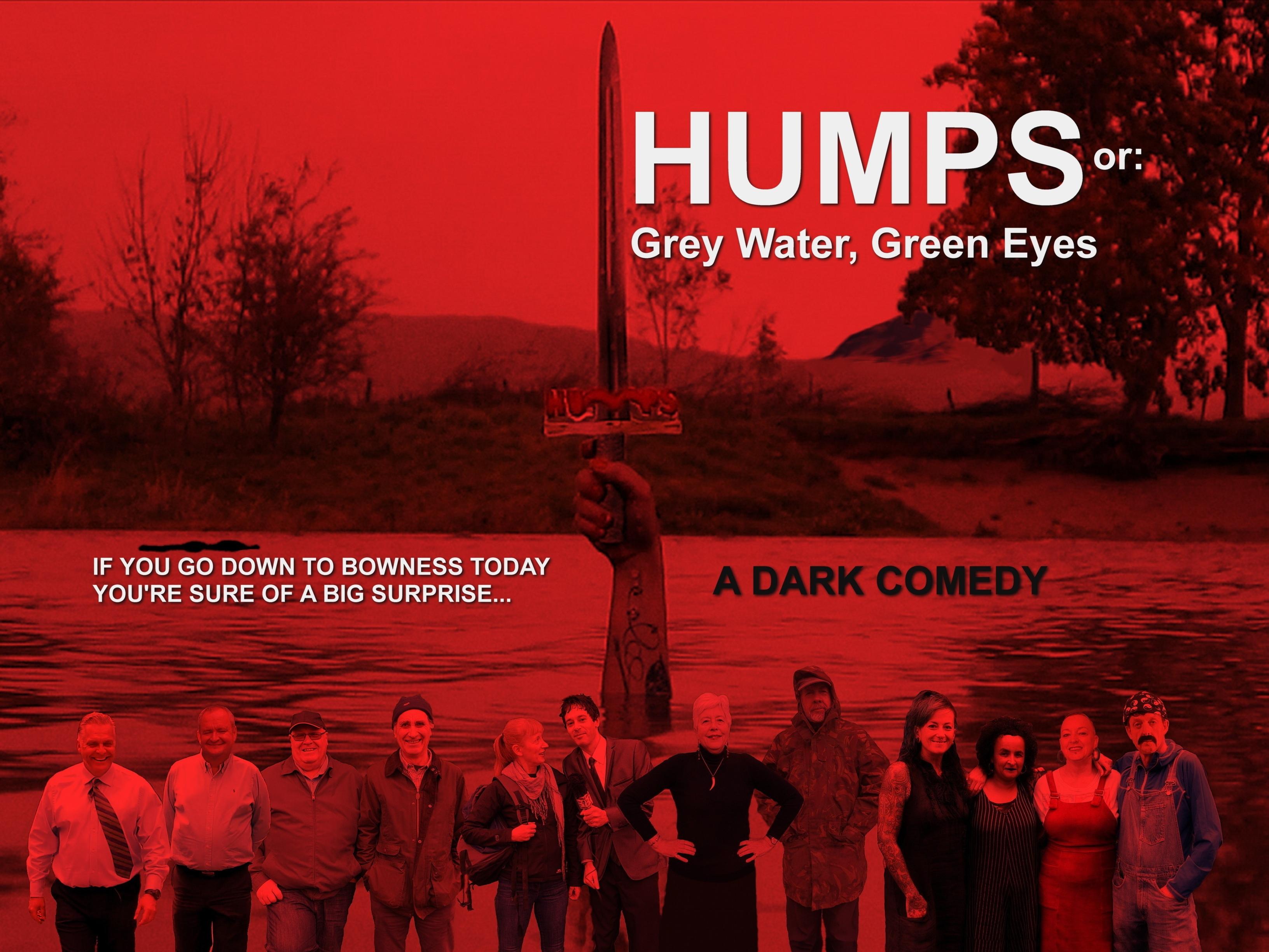 Kevin Beecroft, Elliott Léon, Thomas G. Noblett, Teresa Doherty, Andrew Tighe, Richard Sutton, Anne Lees, and Karen Tredwell in HUMPS or: Grey Water, Green Eyes (2019)