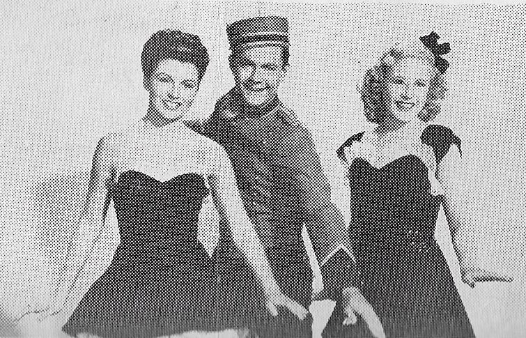 Vivian Austin, Judy Clark, and Bill Dunn in Night Club Girl (1945)