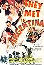 Maureen O'Hara, Buddy Ebsen, James Ellison, and Alberto Vila in They Met in Argentina (1941)