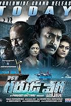 Rajasekhar, Pooja Kumar, Kishore Kumar G., Shraddha Das, and Thrigun in PSV Garuda Vega (2017)