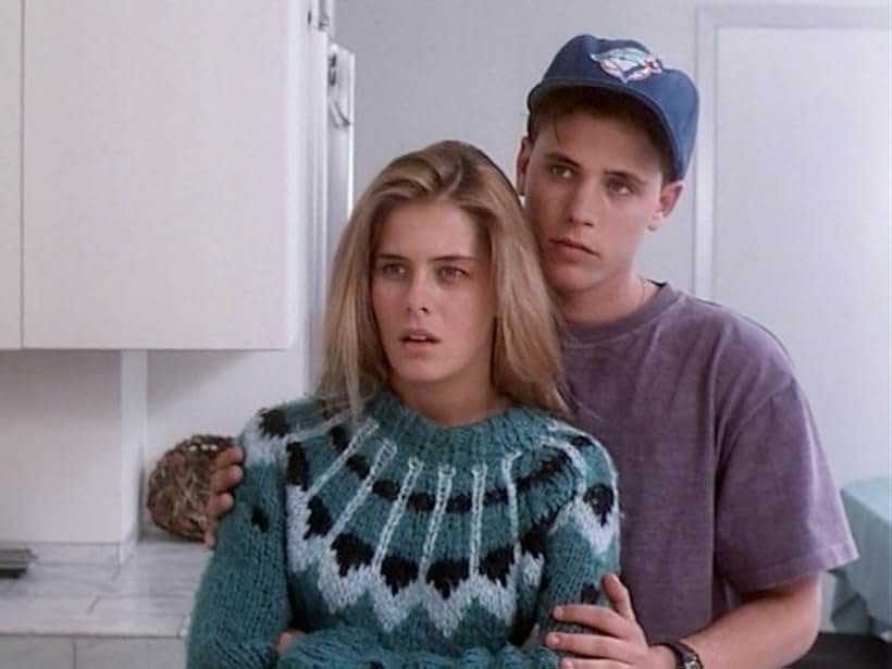 Corey Haim and Nicole Eggert in Blown Away (1992)