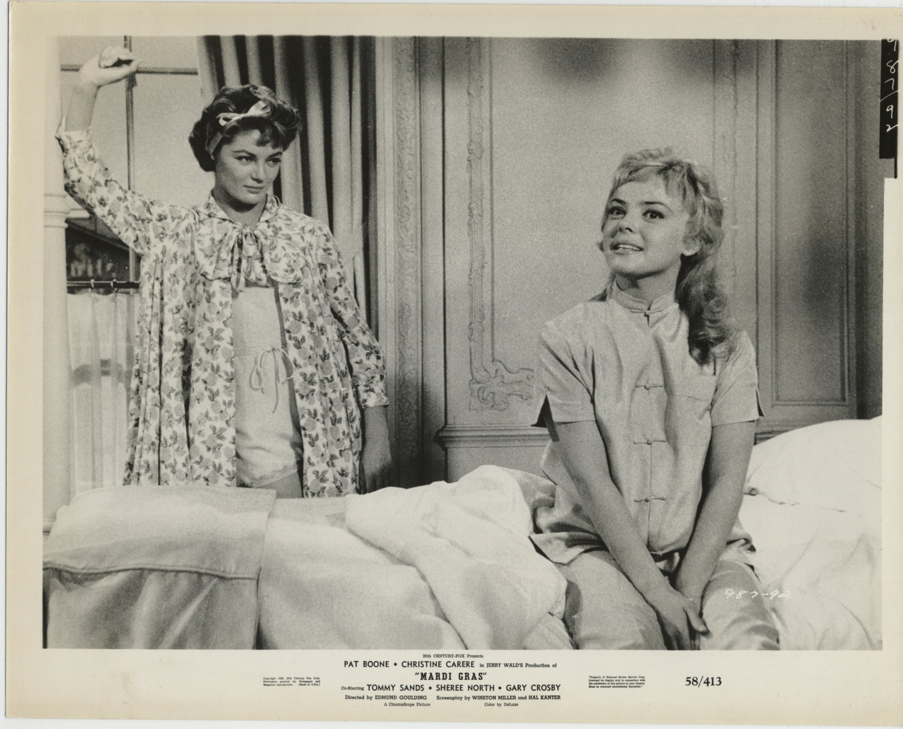 Christine Carère and Sheree North in Mardi Gras (1958)