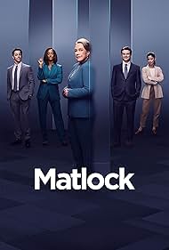 Kathy Bates, Jason Ritter, Leah Lewis, David Del Rio, and Skye P. Marshall in Matlock (2024)