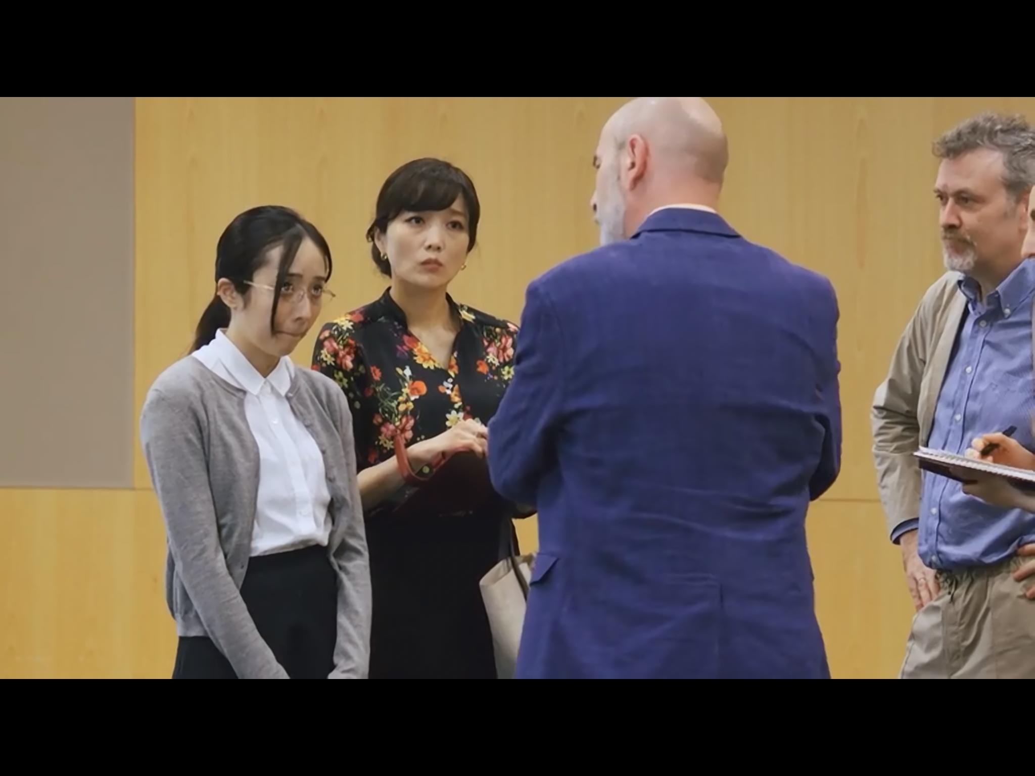 Manu Bergese, Eriko Satô, Misato Morita, and Russell Goodall in Tsumari suki tte iitainda kedo (2021)