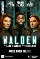 Gemma Arterton, Lydia Wilson, and Fehinti Balogun in Walden (2021)