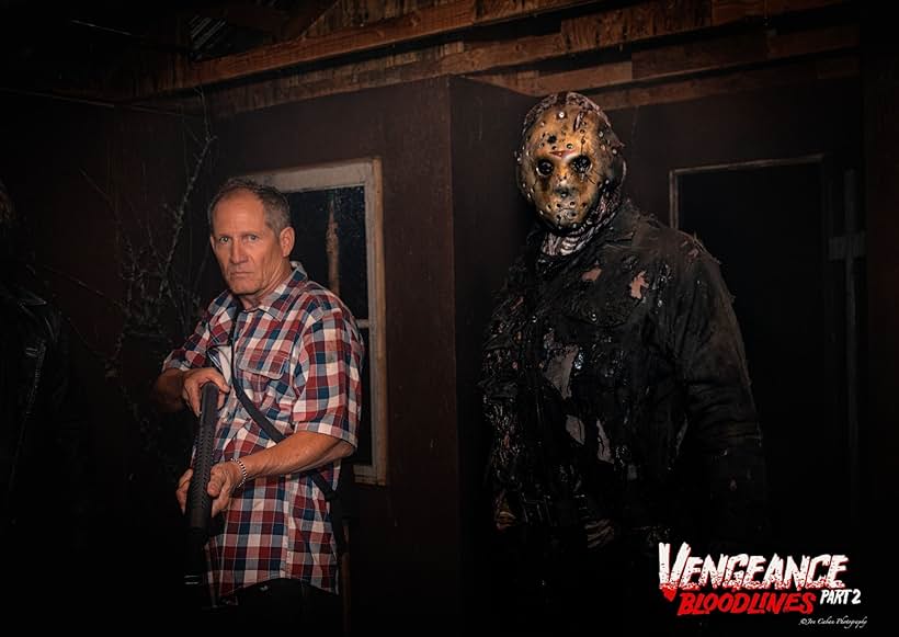 Thom Mathews and Jason Brooks in Friday the 13th Vengeance 2: Bloodlines (2022)