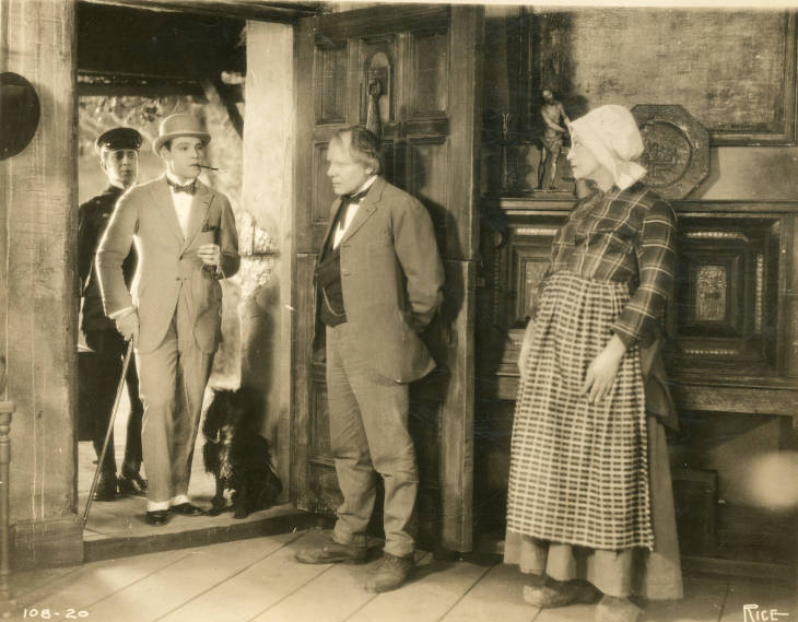 Mary Hearn, Ralph Lewis, and Rudolph Valentino in The Conquering Power (1921)