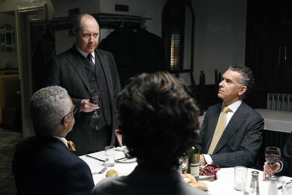 James Spader and Brian Stokes Mitchell in The Blacklist (2013)