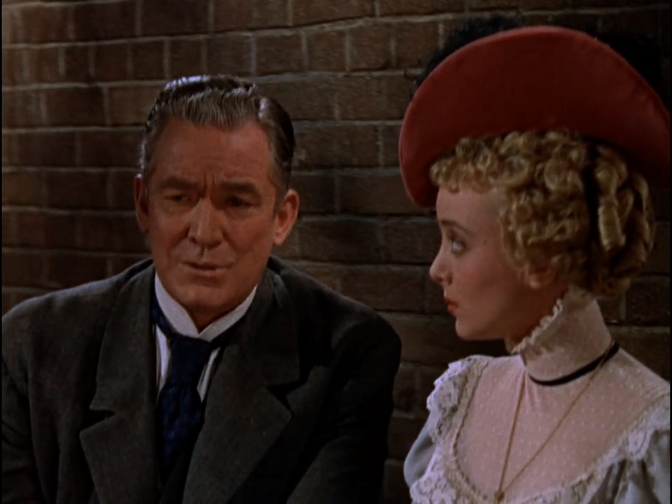 Carolyn Jones and Roy Roberts in House of Wax (1953)