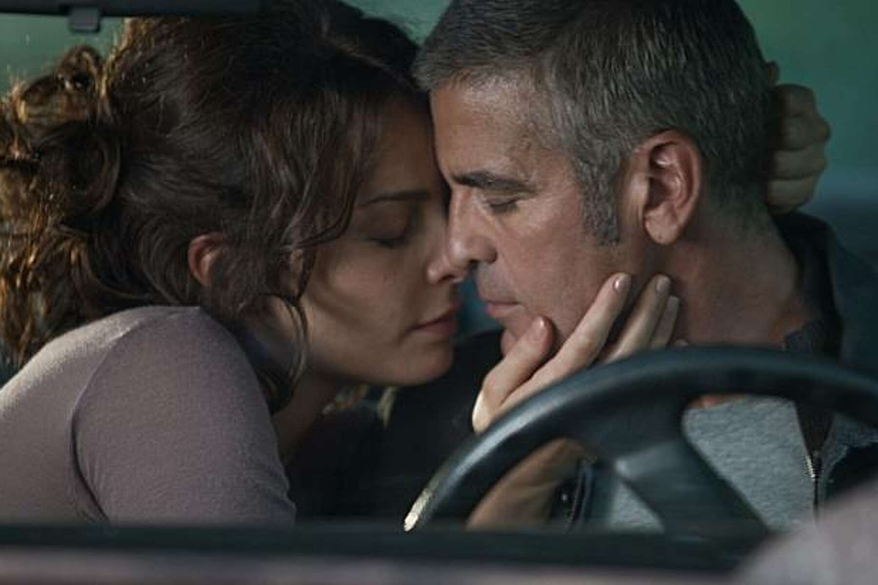 George Clooney and Violante Placido in The American (2010)