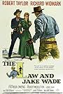 Robert Taylor, Richard Widmark, and Patricia Owens in The Law and Jake Wade (1958)