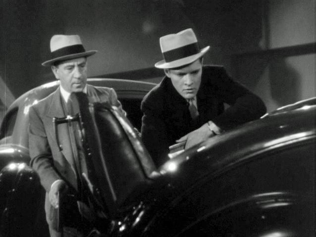 Hugh Herbert and Donald Woods in Fog Over Frisco (1934)