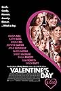 Julia Roberts, Queen Latifah, Anne Hathaway, Jessica Alba, Jessica Biel, Jennifer Garner, Emma Roberts, and Taylor Swift in Valentine's Day (2010)