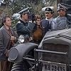 Bob Crane, Bernard Fox, Larry Hovis, Naomi Stevens, and Victoria Vetri in Hogan's Heroes (1965)