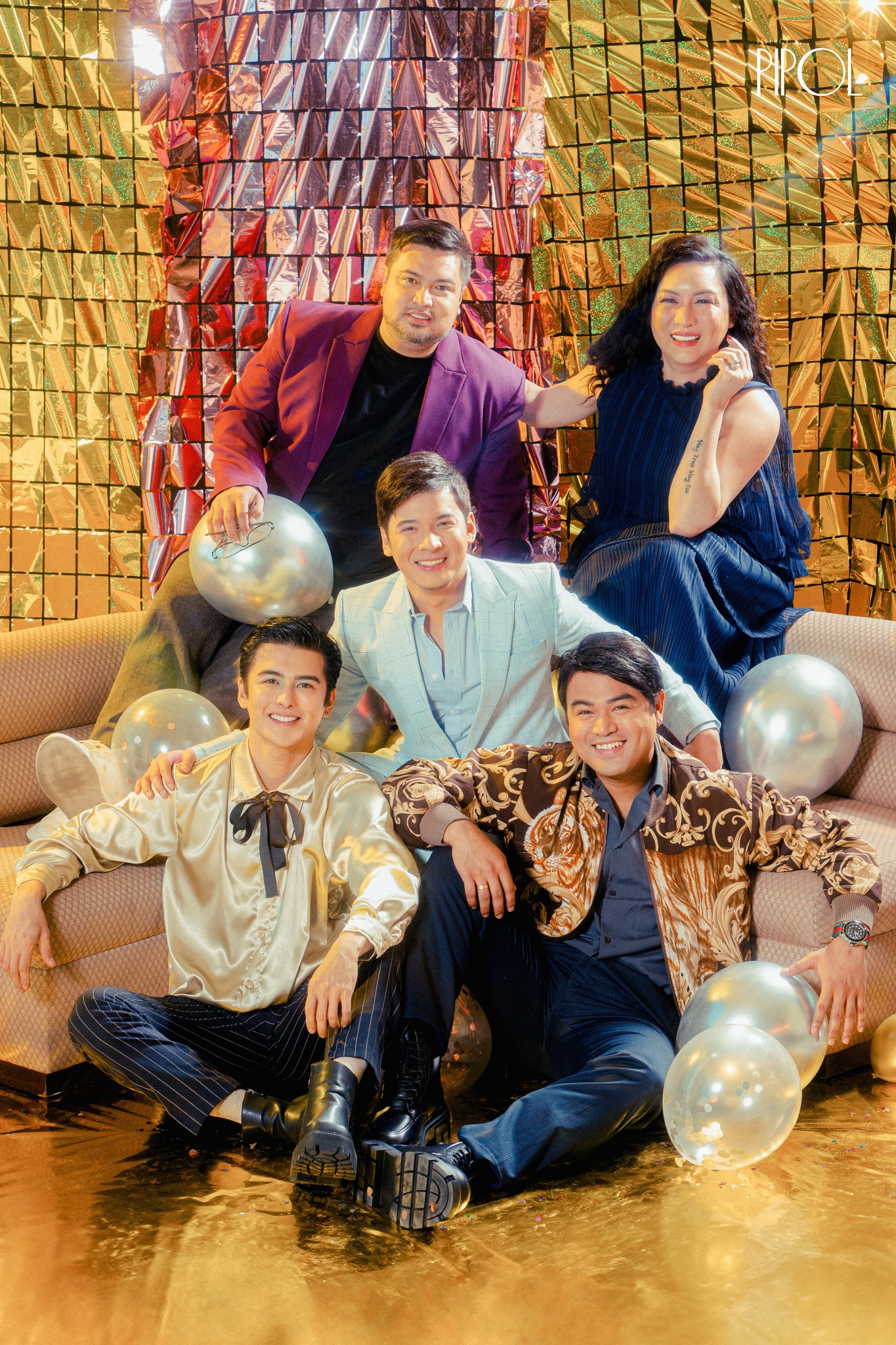 Marvin Yap, Lemuel Lorca, Teejay Marquez, Christian Bables, and Iyah Mina in Broken Hearts Trip (2023)