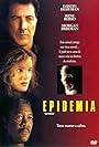 Morgan Freeman, Dustin Hoffman, Rene Russo, and Binx in Epidemia (1995)