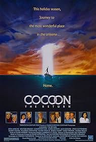 Steve Guttenberg, Don Ameche, Wilford Brimley, Courteney Cox, Jessica Tandy, Hume Cronyn, Tahnee Welch, Jack Gilford, Maureen Stapleton, and Gwen Verdon in Cocoon: El retorno (1988)