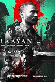 S.J. Suryah, Dhanush, and Sundeep Kishan in Raayan (2024)