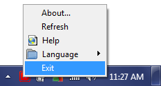 WampServer: Exit Program Screen