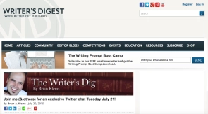 writersdigest-1 Screenshot of Writer's Digest