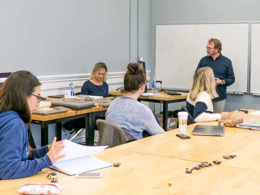 Kenn Busch presenting to SCAD students