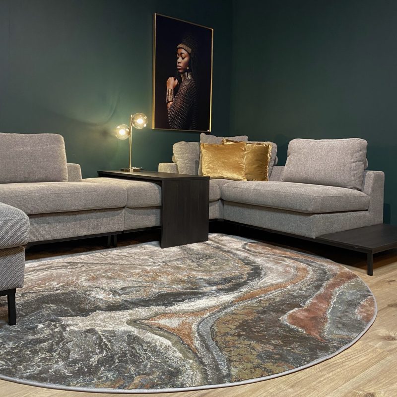 Rond Vloerkleed Aspen Meerkleurig 240 cm