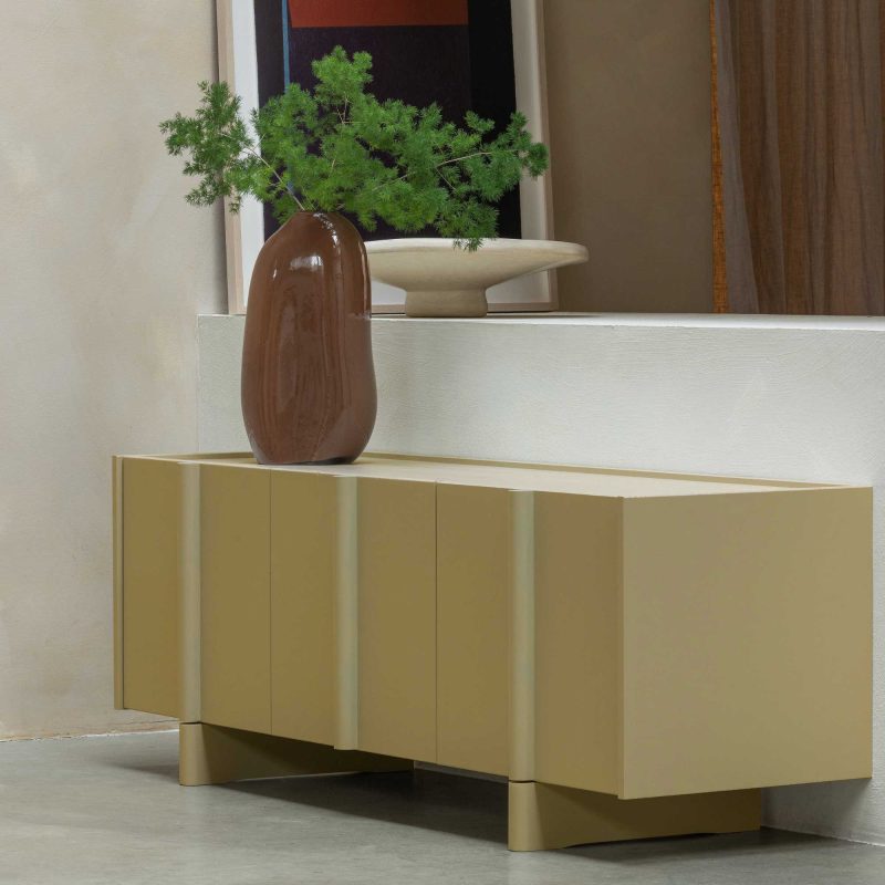 Tv Meubel Basu Groen Grenenhout 152 cm