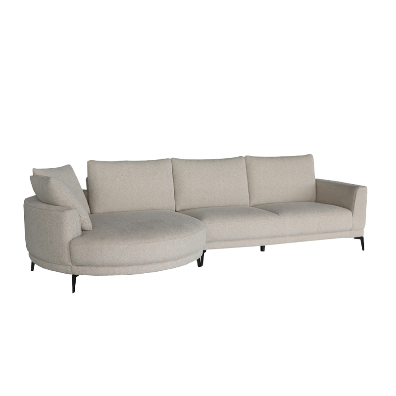 Prescot 2 5-AR + Chaise L - Sahara 120 beige