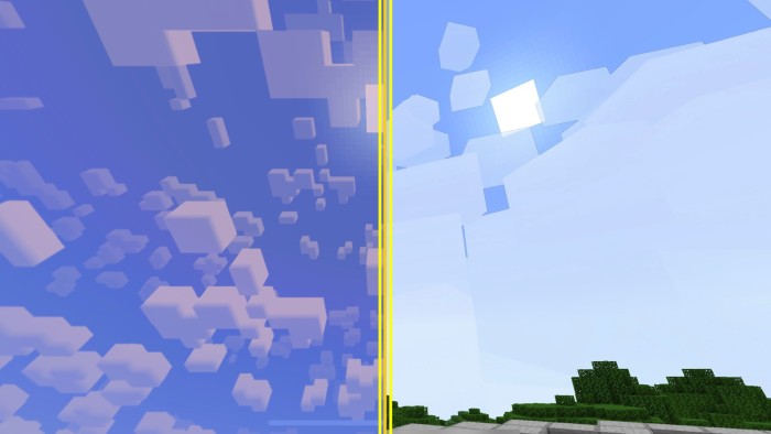 More Clouds Texture Pack mcpe