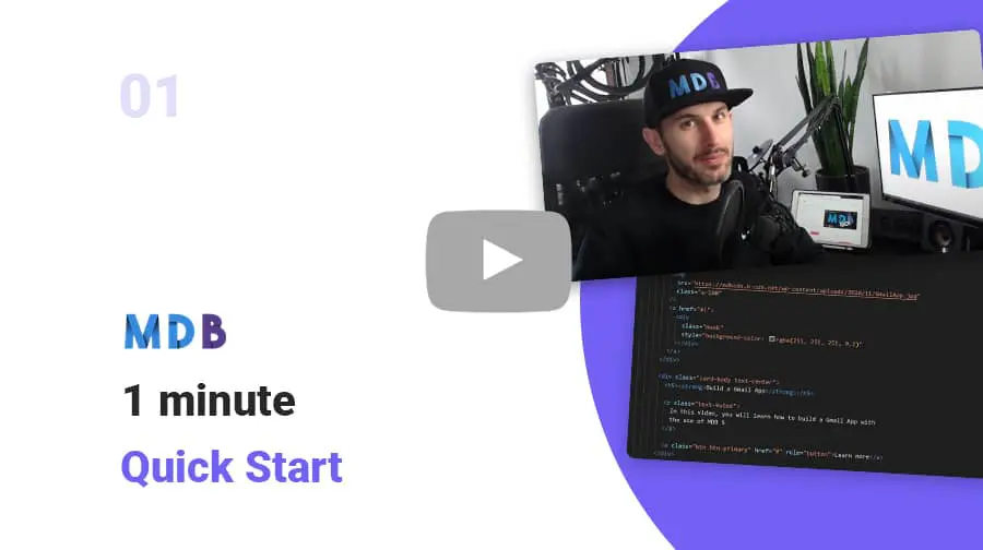 MDBootstrap 5 Quick Start