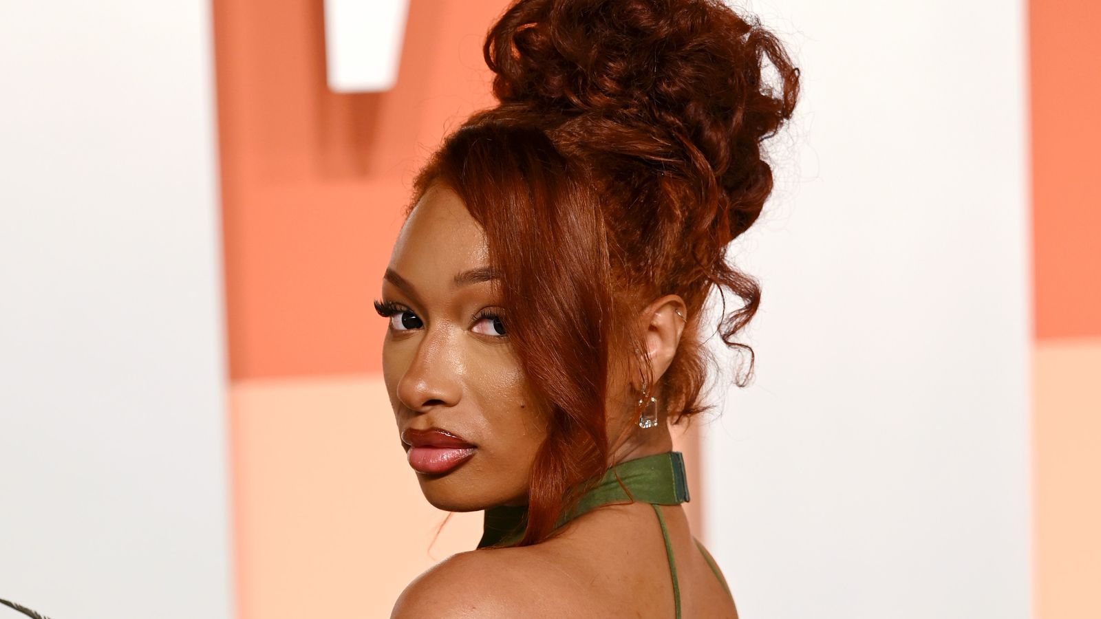 Megan Thee Stallion Wore 50 Inches of Red Waves to Coachella's Second Weekend