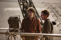 HAIL, CAESAR!, from left: directors Joel Coen, Ethan Coen, on set, 2016. ph: Alison Cohen Rosa/© Universal Pictures